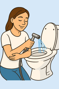 installation douchette WC